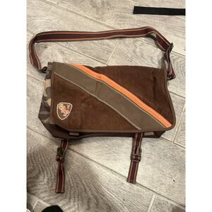 Gap Handbag Shoulder Bag Brown Camo School Vintage